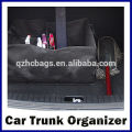 Car Trunk Organizer Collapsible Bag Storage Black Folding in the car trunk
